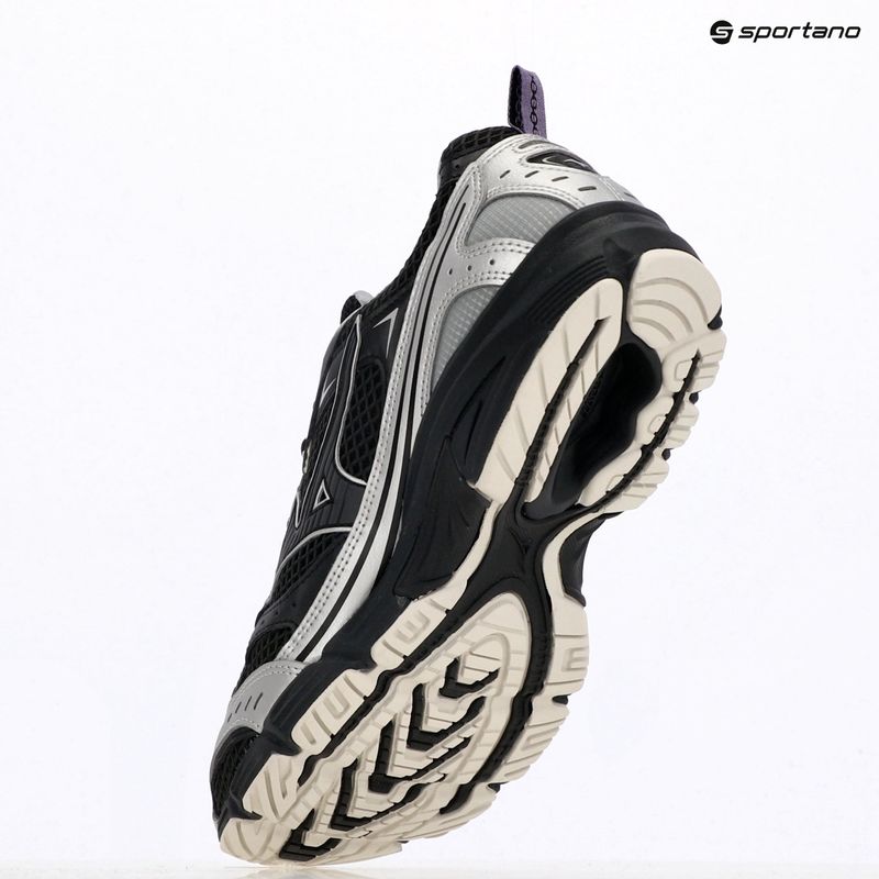 Mizuno MXR fekete/fekete homok/lila köd cipő 9
