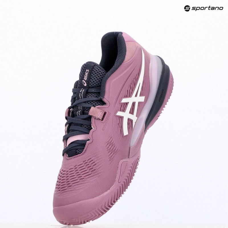 ASICS női tenisz cipő Gel-Resolution X Clay ube/fehér 9