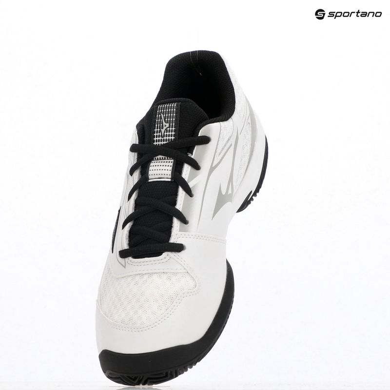 Férfi teniszcipő Mizuno Break Shot 5 CC white/ black/ harbor mist 9