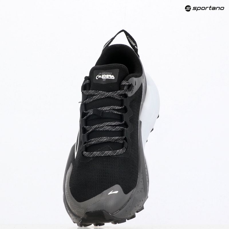 Brooks Caldera 8 férfi futócipő fekete/fekete gyöngyház/fehér 15
