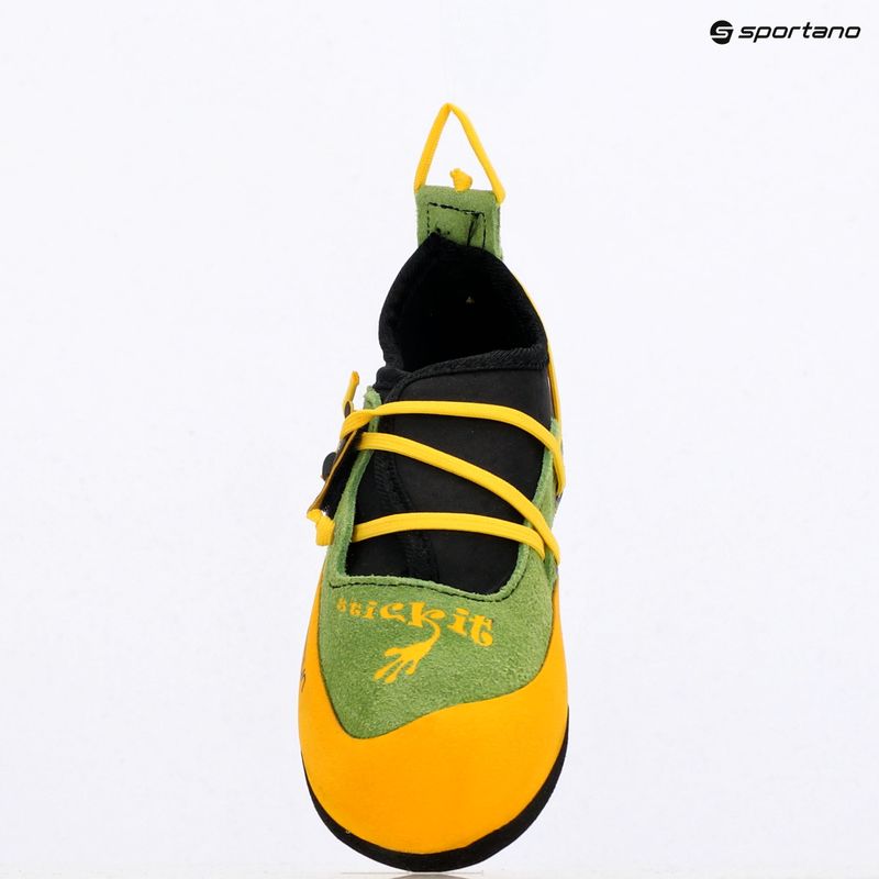 La Sportiva Stickit lime/ sárga gyermek mászócipő 9
