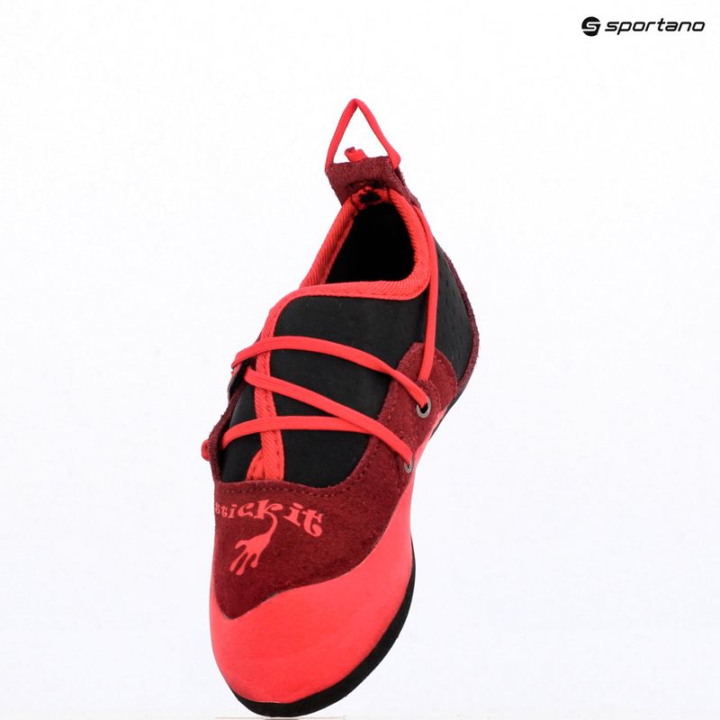 La Sportiva Stickit chili/ mákos gyermek mászócipő 16