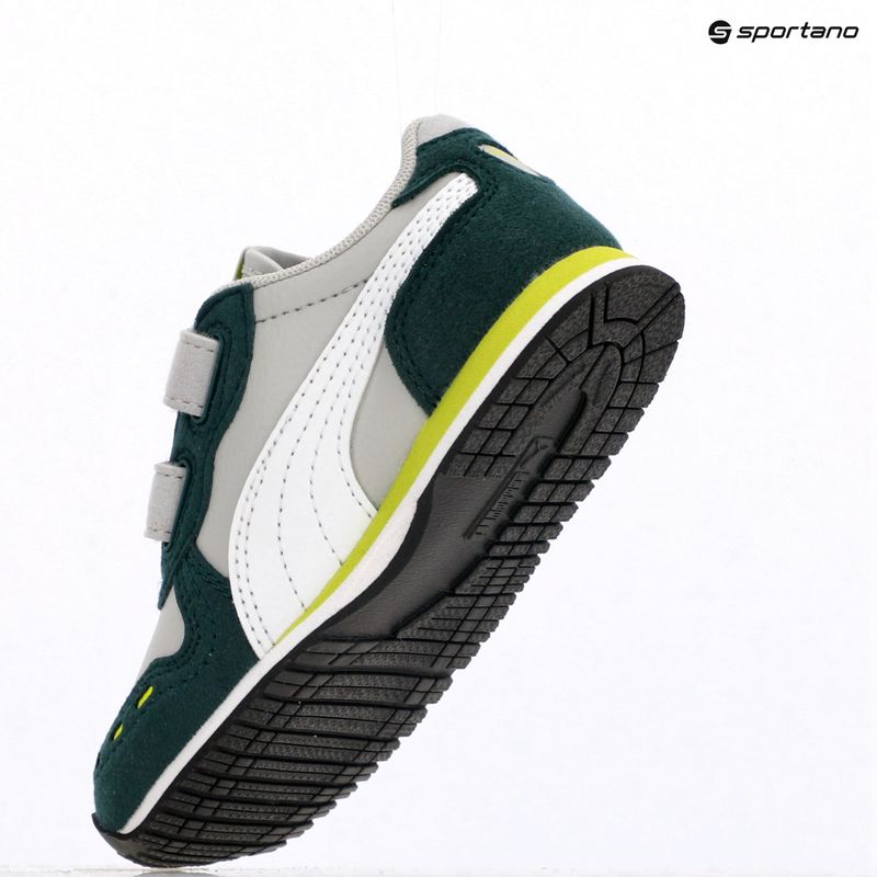 PUMA Cabana Racer SL 20 V Inf gyermek cipő coollightgray/pumawhite/darkmyrtle/limesmash 9