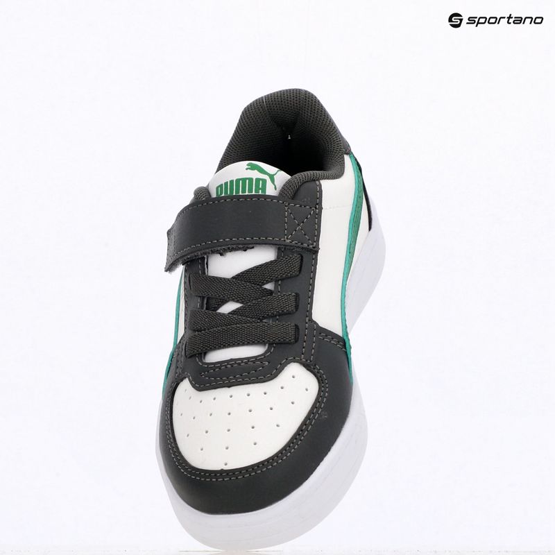 PUMA Caven 2.0 shadow grey/archive green/puma white gyermek cipő 9