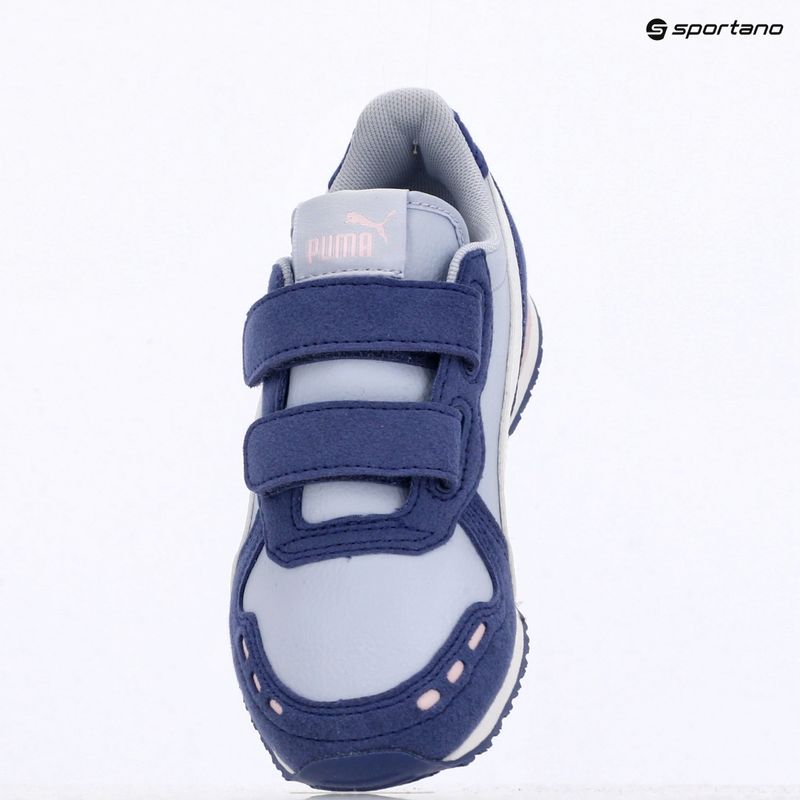 PUMA Cabana Racer SL 20 V PS hűvös időjárás/puma fehér/kék kristály/rózsaszín lila junior cipő 9