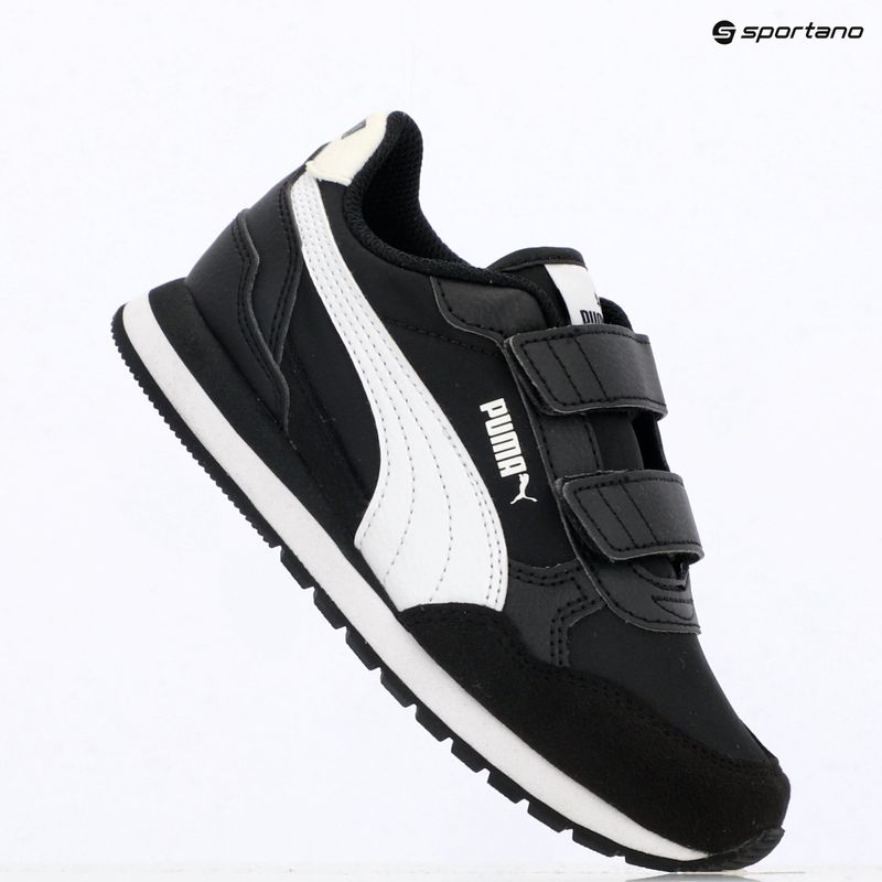 PUMA ST Runner v4 NL V PS junior cipő puma fekete/puma fehér 9