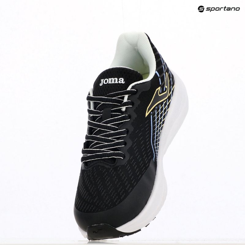 Joma Super Cross gyermek futócipő fekete/ türkizkék 9