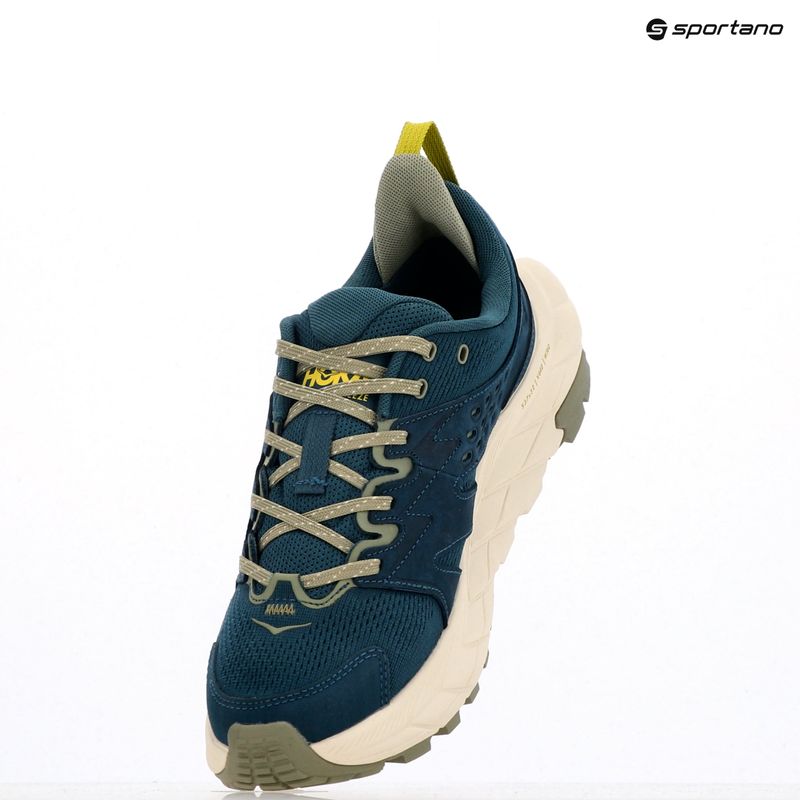 HOKA férfi túrabakancs Anacapa Breeze Low kék szürkület/zabtej 17