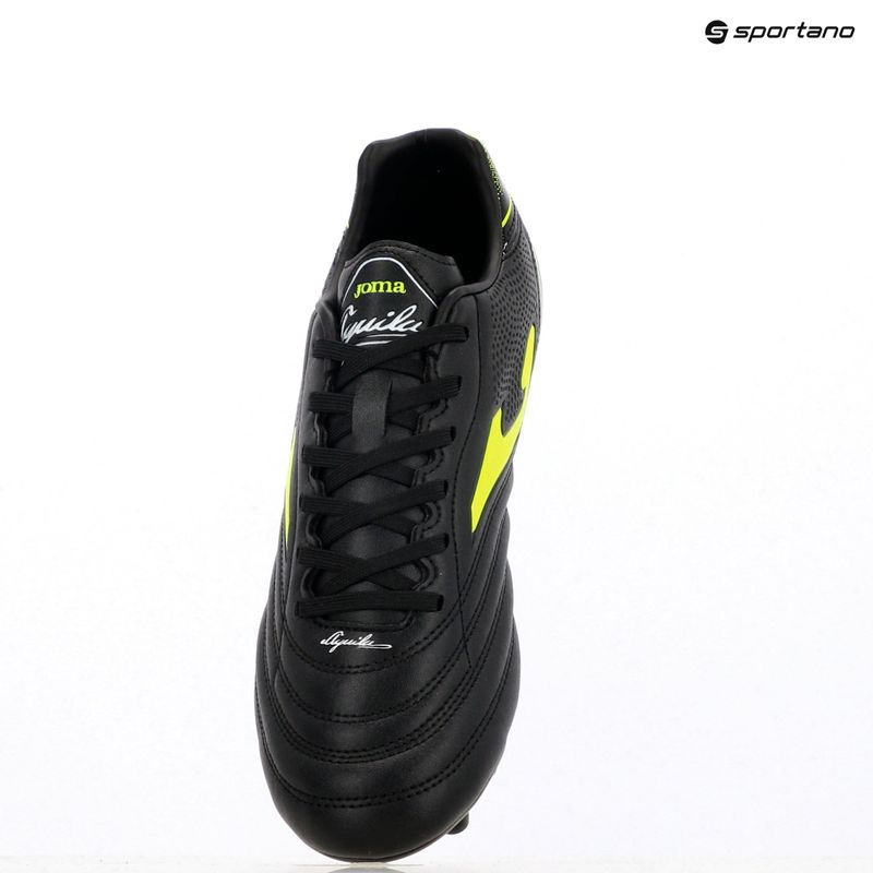 Joma Aguila FG férfi futballcipő fekete/sárga 15