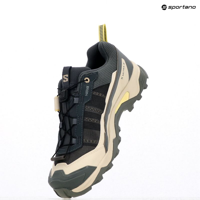 Női túrabakancs Salomon X ULTRA 5 GTX turbulence / sedona sage / sárga Iris 9
