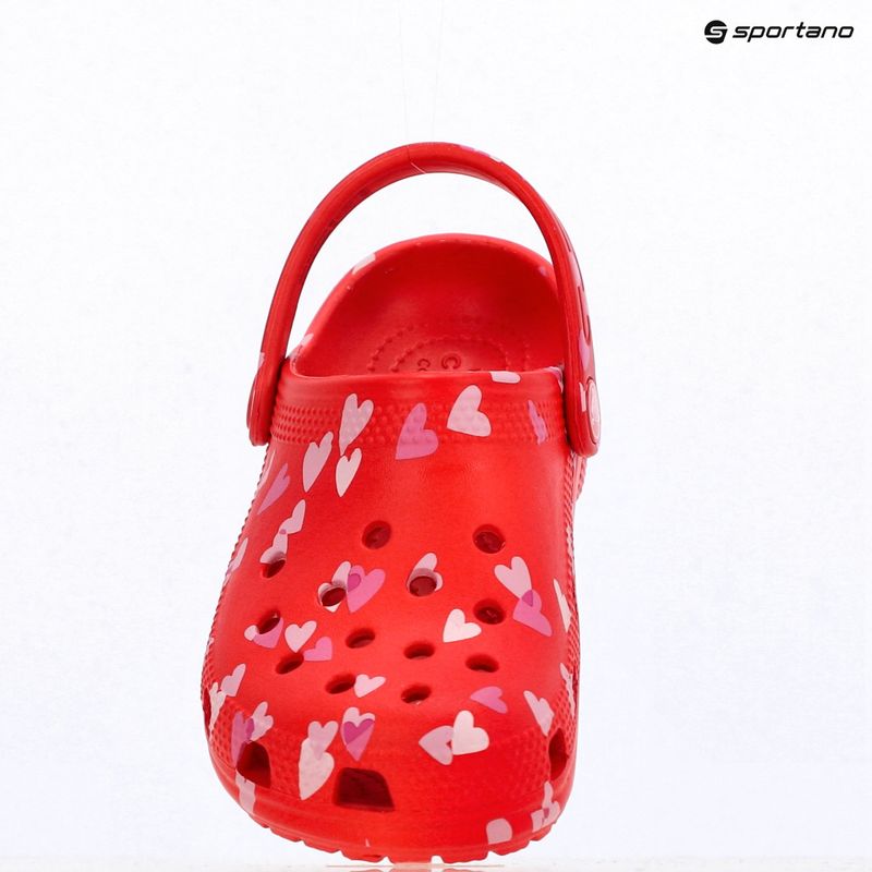 Crocs Classic Valentines Day Kids Clog cseresznye piros 10