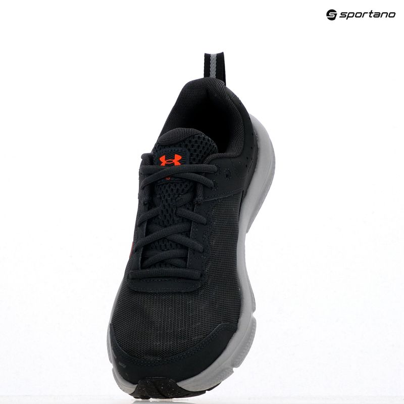 Under Armour Charged Assert 10 férfi futócipő antracit/antracit/arez piros 9