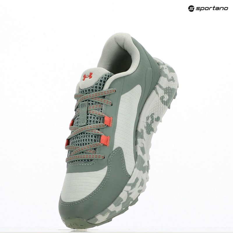 Under Armour Charged Bandit Trail 3 női futócipő vízzöld/szilikazöld/piros narancssárga 11