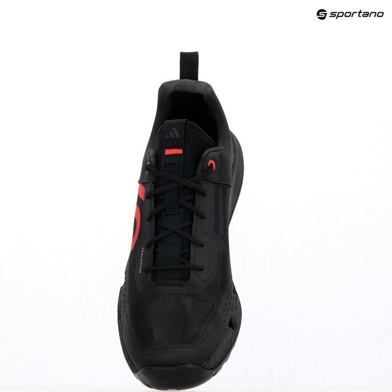Férfi adidas FIVE TEN Trailcross LT core fekete/tiszta rubin/szürke három platform kerékpáros cipők 9