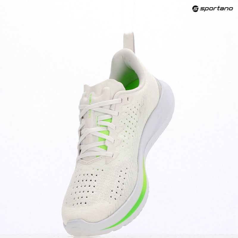 Under Armour Velociti 4 fehér/fehér/szürkészöld férfi futócipő 11