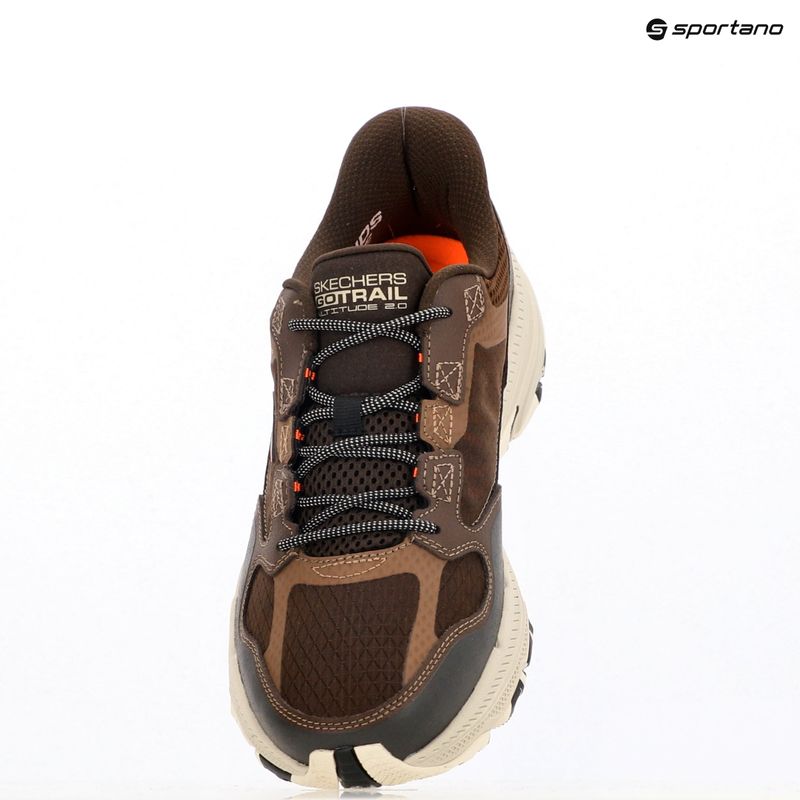 Férfi SKECHERS Go Run Trail Altitude 2.0 Rocky Hill barna futócipő 15