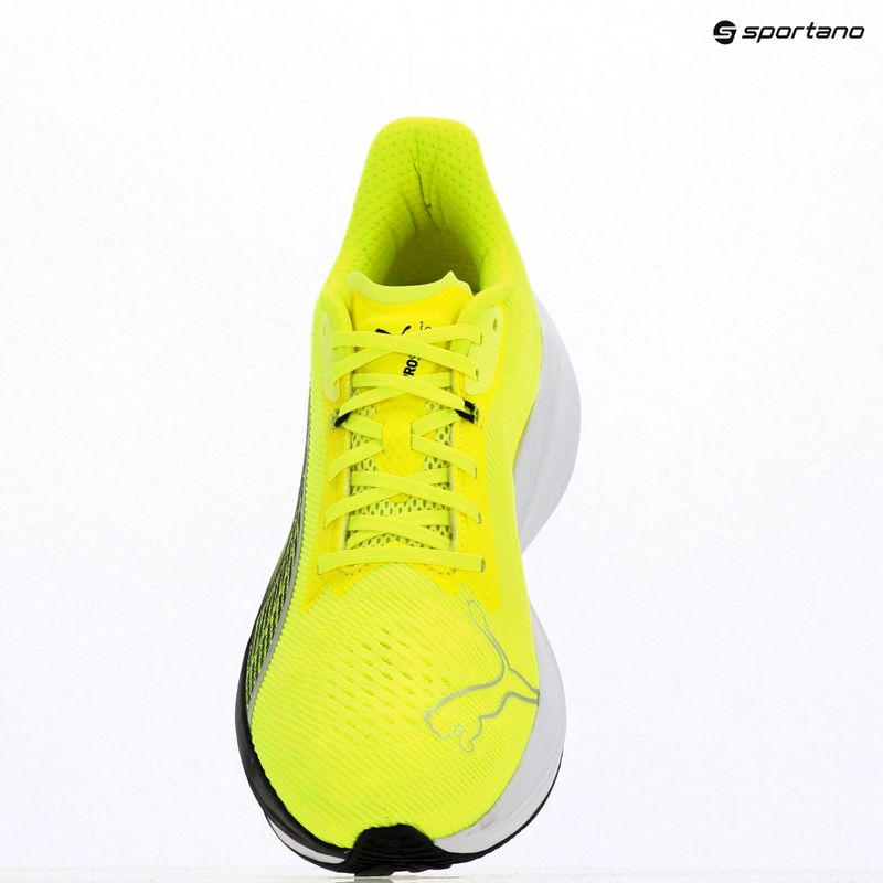PUMA Darter Pro sárga riasztás/puma fekete futócipő 11