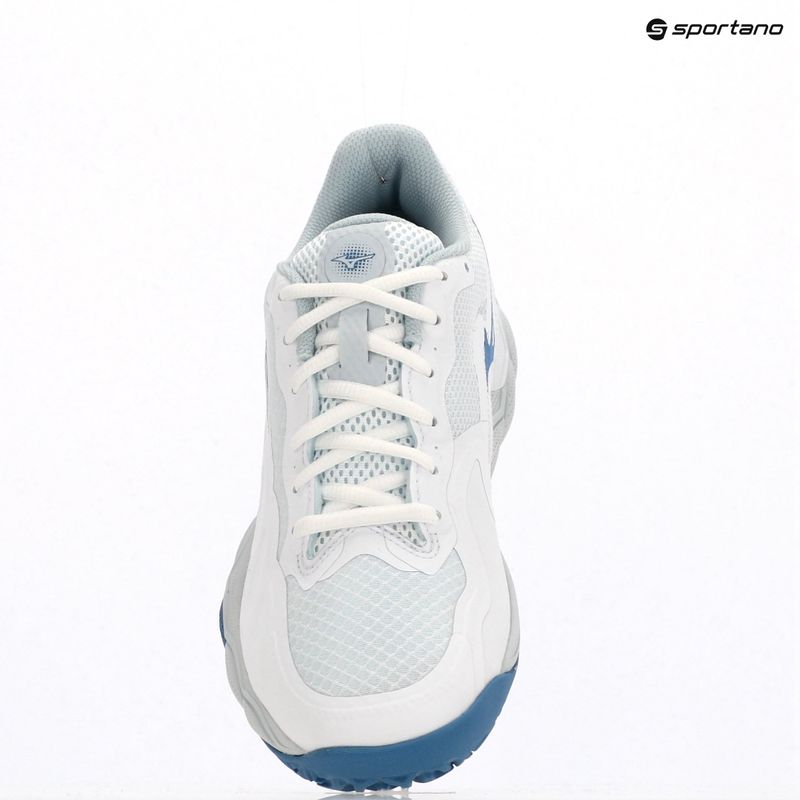 Női teniszcipő Mizuno Wave Enforce Court CC white/ parisian blue/ plein air 9