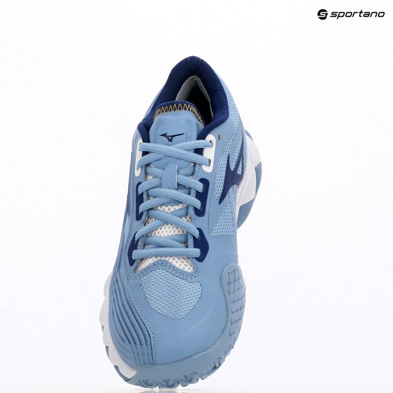 Női teniszcipő Mizuno Wave Enforce Tour 2 CC bel air blue/ white/ bellwether blue 9