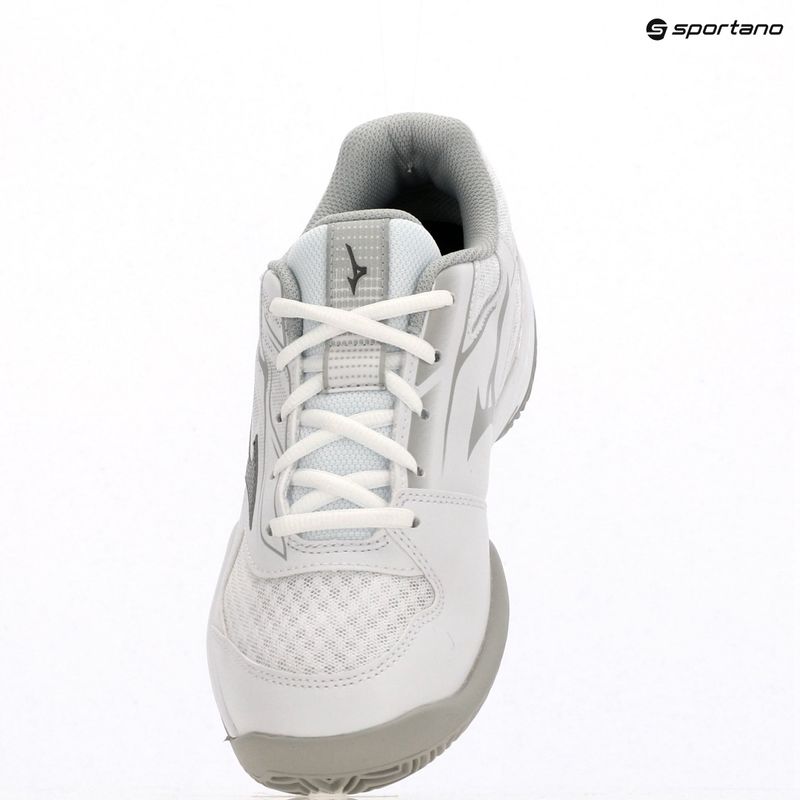 Női teniszcipő Mizuno Break Shot 5 CC white/ ultimate gray/ harbor mist 12