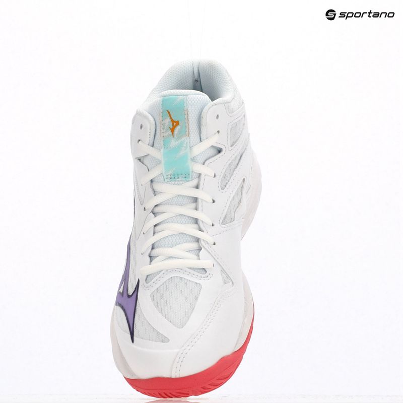 Női röplabda cipő Mizuno Thunder Blade Z Mid fehér/ibolya indigó/camellaros 11