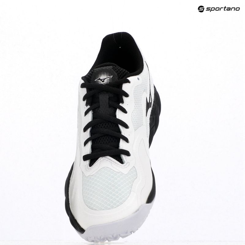 Férfi teniszcipő Mizuno Wave Enforce Court CC white/ black/ iron gate 9