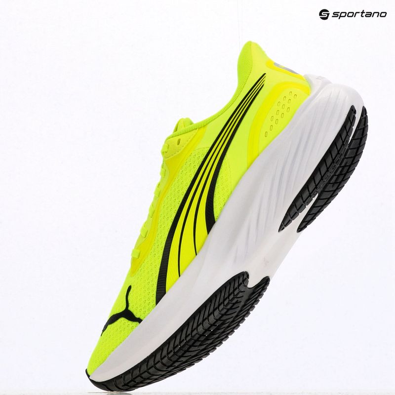 PUMA Pounce Lite sárga riasztás/puma fekete futócipő 3