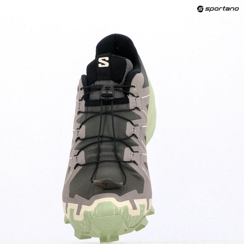 Salomon Speedcross 6 női futócipő castlerock/vanília jég/füst zöld 13