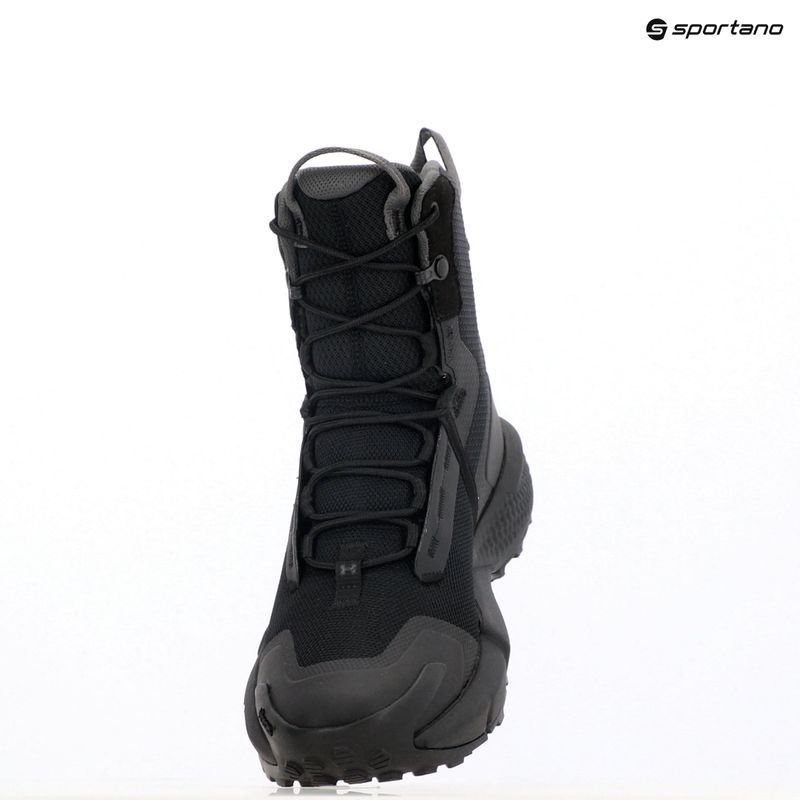 Under Armour Charged Valsetz fekete/fekete/sugárszürke női taktikai cipő 9