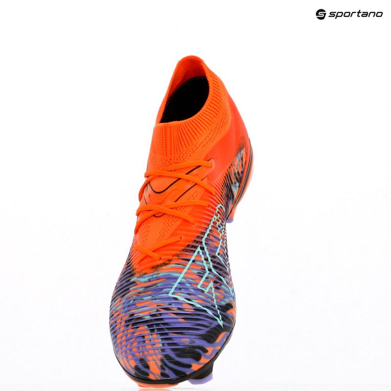 Férfi PUMA Future 8 Match Creativity FG/AG narancssárga mák/fekete/sötét ametiszt/elektromos borsmenta futballcipő 14