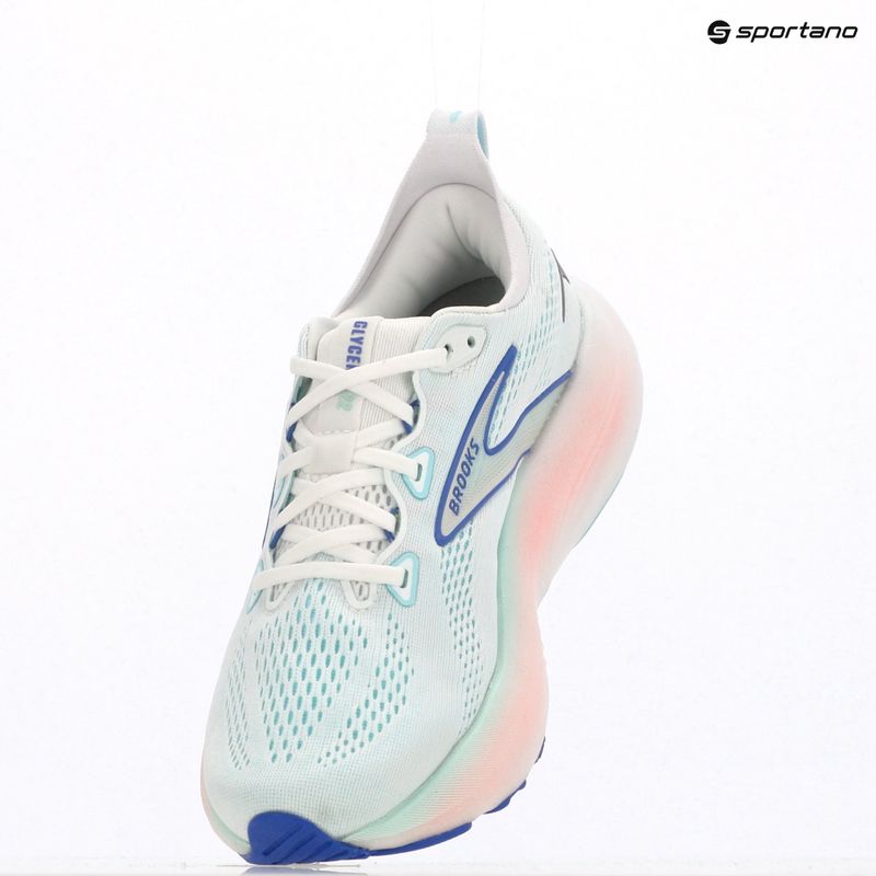 Női futócipő Brooks Glycerin 22 wide fit fehér/limpet shell/amparo kék 16