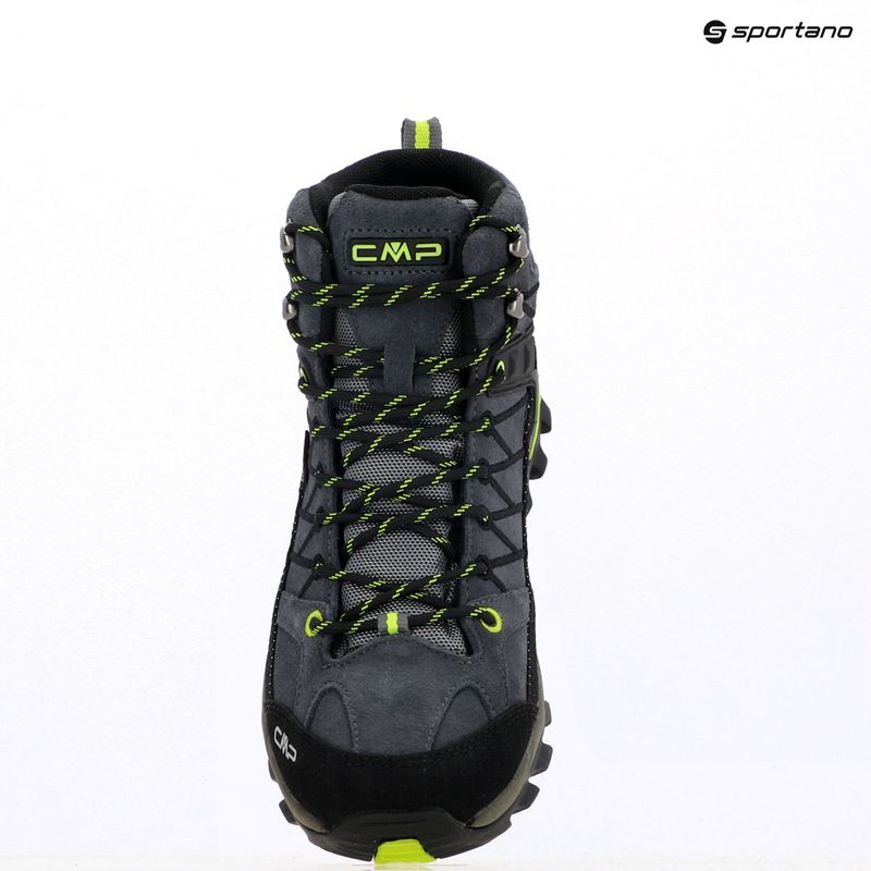 Férfi túrabakancs CMP Rigel Mid szürke/sárga fluo 13