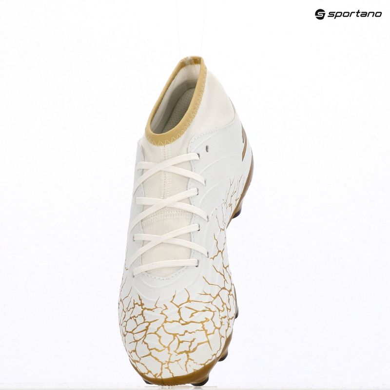 SKECHERS gyermek futballcipő Skx 1.5 Youth High Jr FG fehér/arany 15