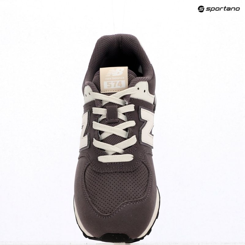 New Balance 574's V1 sötét jég bor cipők 13