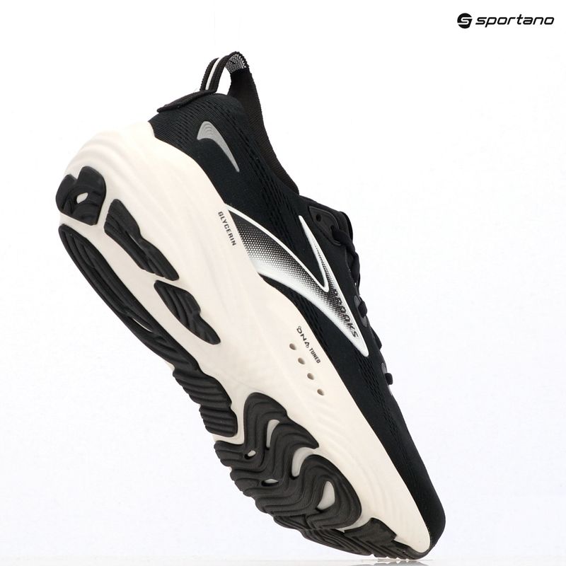 Férfi futócipő Brooks Glycerin 22 fekete/szürke/fehér 15