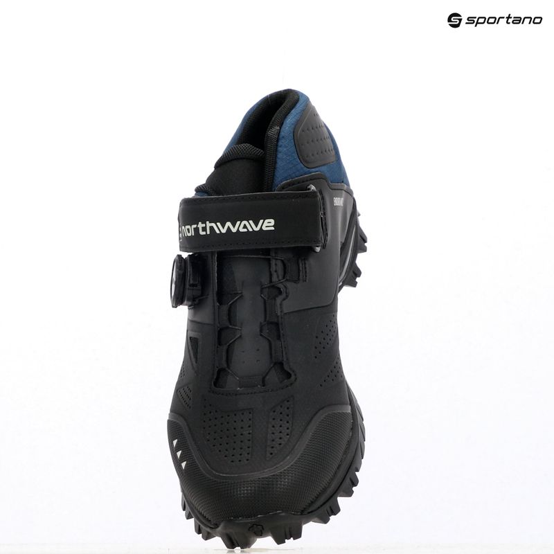 Férfi MTB kerékpáros cipő Northwave Enduro Mid 2 fekete/mélykék 5