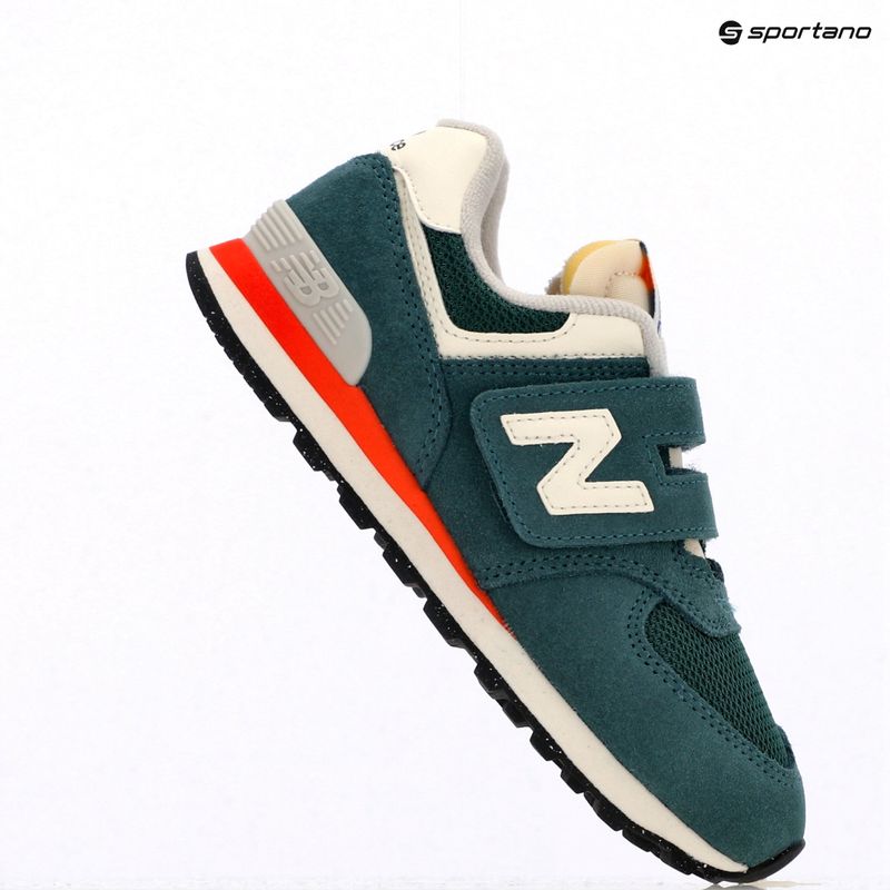 New Balance 574's V1 új lucfenyő gyermek cipő 15