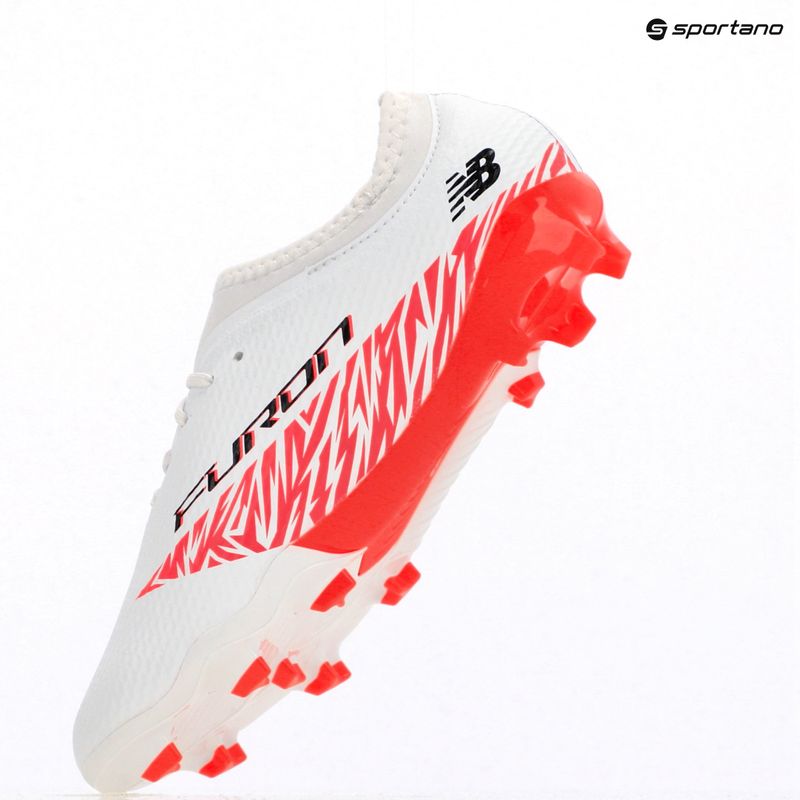Gyermek futballcipő New Balance Furon Team V8 Jr FG fehér 15