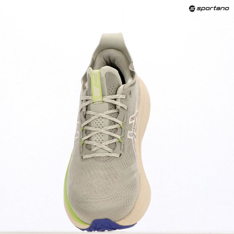Férfi futócipő ASICS Gel-Nimbus 27 nature bathing/lime green 15