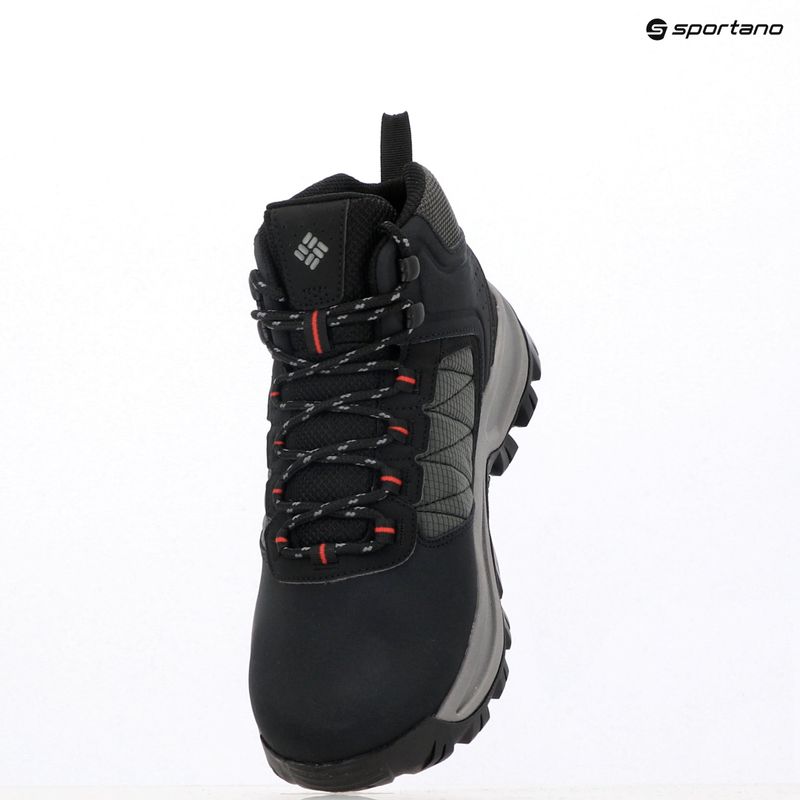 Columbia Transverse Hike Waterproof férfi túrabakancs fekete/hegységi piros 22