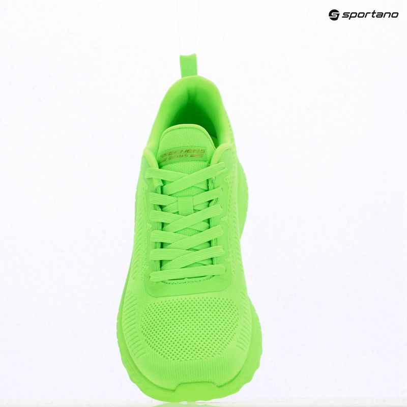 Női SKECHERS Bobs Squad Chaos Cool Rythms lime cipők 9