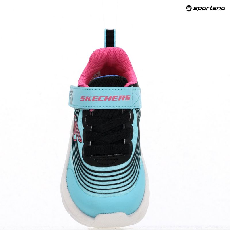 SKECHERS Microspec Advance aqua/lila gyermekcipő 7