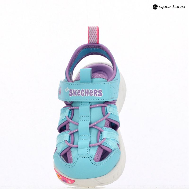 SKECHERS gyermek szandál Play Scene Splash Cute Crew türkiz/lilaszínű szandál 12