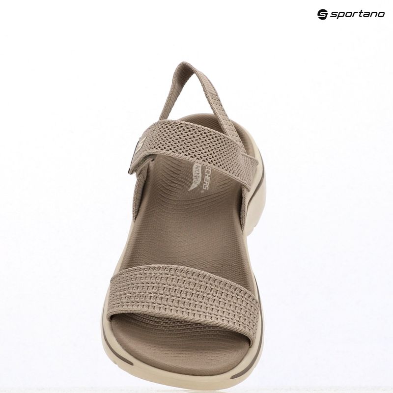 Női SKECHERS Go Walk Arch Fit 2.0 taupe szandálok 4
