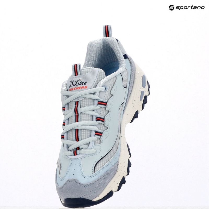 SKECHERS női cipő D'Lites Bold Views világoskék/multi 7