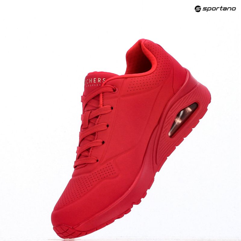 SKECHERS női cipő Uno Stand On Air piros 15