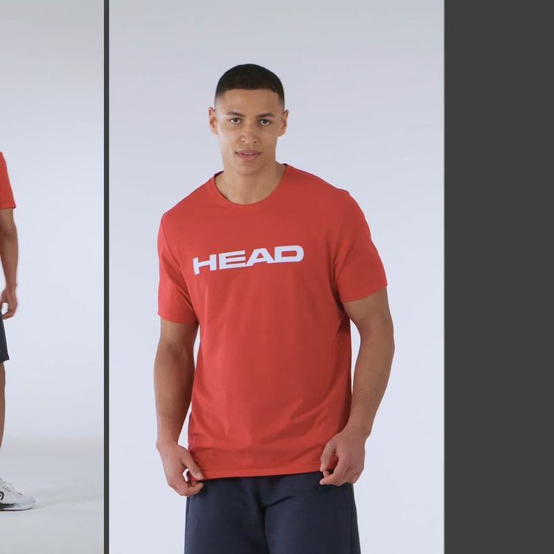 Férfi teniszpóló HEAD Club Original vörös 4