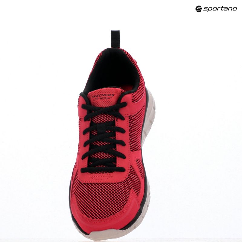 SKECHERS Track Bucolo piros/fekete férfi edzőcipő 14