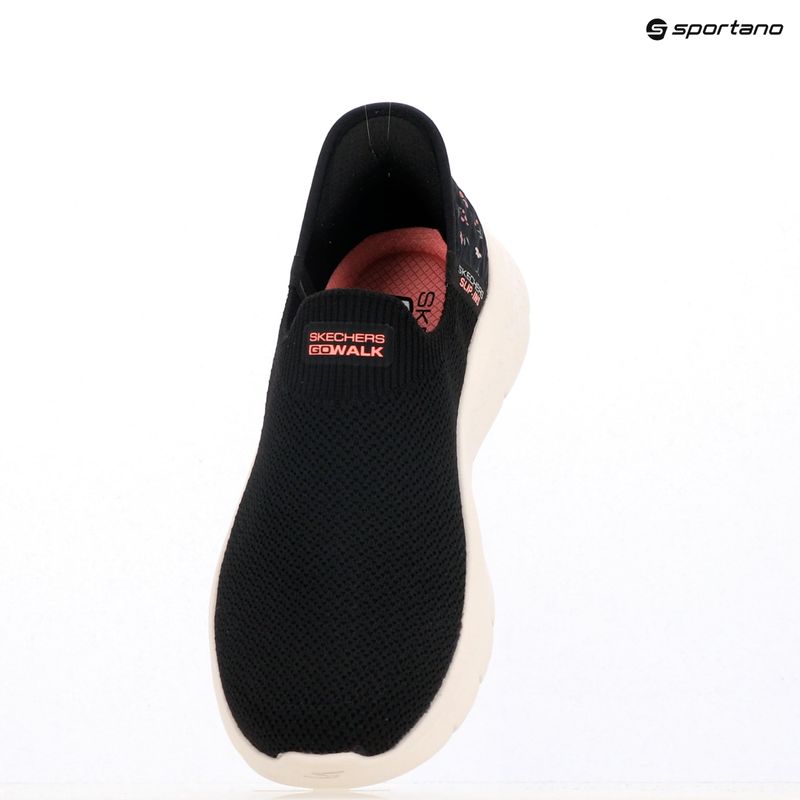 Női cipő SKECHERS Go Walk Flex Sunset Rose fekete fekete 9