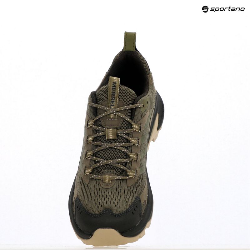 Férfi túrabakancs Merrell Moab Speed 2 oliva színű túracipő 3